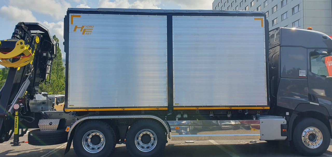 RENAULT TRUCKS CP6x4 Renault zabudowa do biomasy z żyurawiem Tajfun L155ZK/ Renault Biomass body with crane Tajfun L155ZK/ Renault Biomasse-Aufbau mit Kran Tajfun L155ZK - شاحنة قطع الأشجار: صور 5 RENAULT TRUCKS CP6x4 Renault zabudowa do biomasy z żyurawiem Tajfun L155ZK/ Renault Biomass body with crane Tajfun L155ZK/ Renault Biomasse-Aufbau mit Kran Tajfun L155ZK - شاحنة قطع الأشجار: صور 5