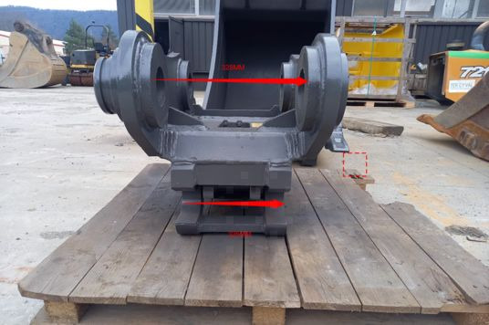 Attache hydraulique et godet 900 mm renforcé - بكت: صور 2 Attache hydraulique et godet 900 mm renforcé - بكت: صور 2