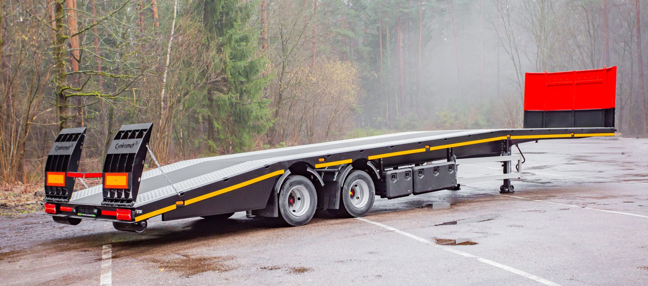 نصف مقطورة مسطحة جديد Cynkomet Plattformauflieger - Anhänger / Semi-trailer / Semi-remorque / Semirremolque plataforma / Semirimorchio con piattaforma / Naczepa platformowa 27 t: صور 12