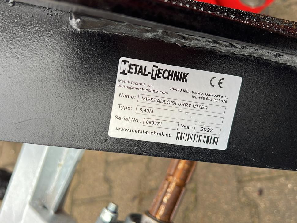 METAL-TECHNIK Güllemixer / Slurry agitator / Agitateur de lisier / Miscelatore / Смеситель жидкого удобрения / Mieszadło do gnojowicy 5,4 m - آلات الأسمدة: صور 4 METAL-TECHNIK Güllemixer / Slurry agitator / Agitateur de lisier / Miscelatore / Смеситель жидкого удобрения / Mieszadło do gnojowicy 5,4 m - آلات الأسمدة: صور 4