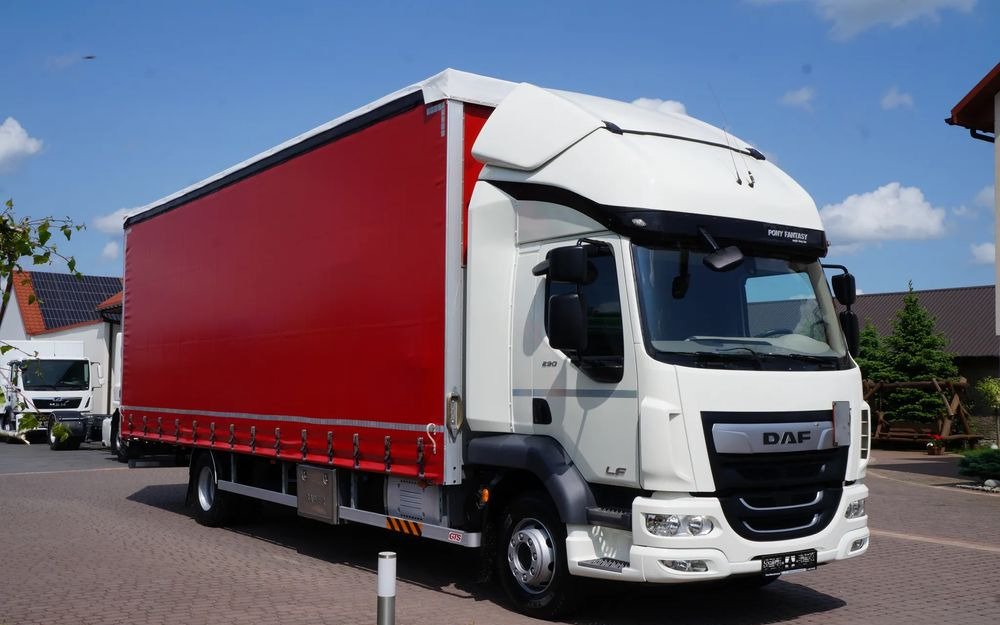 DAF LF 290 EURO 6 FIRANKA DŁ. 8.6m 21 PALET ŁAD 8.250 KG - شاحنة ستارة: صور 1 DAF LF 290 EURO 6 FIRANKA DŁ. 8.6m 21 PALET ŁAD 8.250 KG - شاحنة ستارة: صور 1