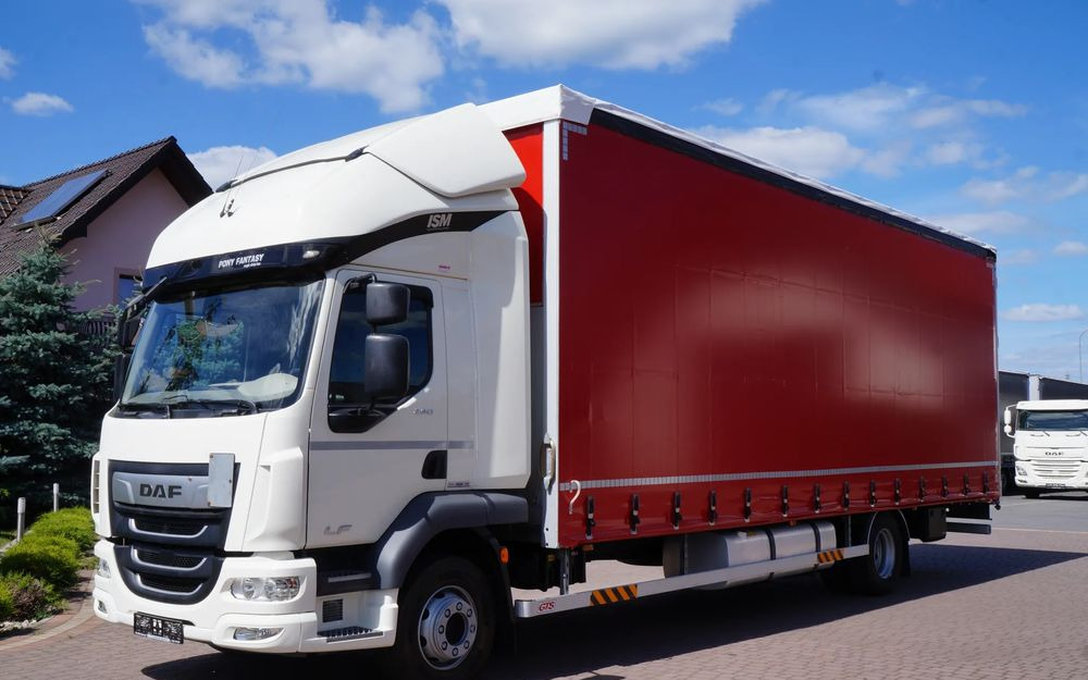 DAF LF 290 EURO 6 FIRANKA DŁ. 8.6m 21 PALET ŁAD 8.250 KG - شاحنة ستارة: صور 2 DAF LF 290 EURO 6 FIRANKA DŁ. 8.6m 21 PALET ŁAD 8.250 KG - شاحنة ستارة: صور 2