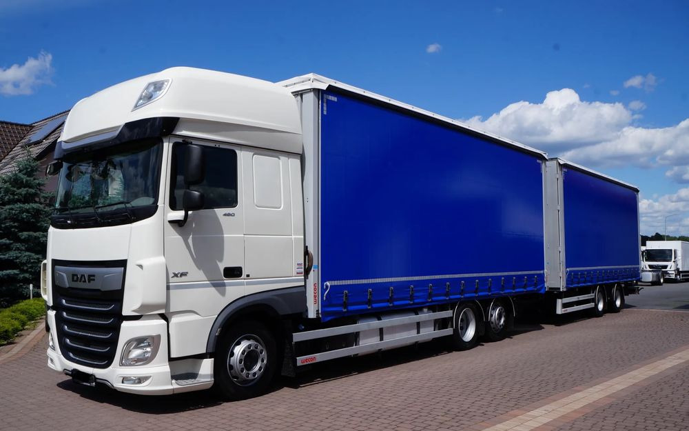 DAF XF 480 EURO 6 ZESTAW TANDEM PRZEJAZDOWY 120 M3 7,7 M + 7,7 M WECON - شاحنة ستارة: صور 2 DAF XF 480 EURO 6 ZESTAW TANDEM PRZEJAZDOWY 120 M3 7,7 M + 7,7 M WECON - شاحنة ستارة: صور 2