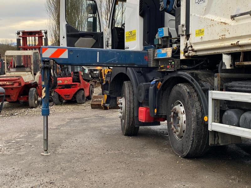 قلابات, شاحنة كرين RENAULT KERAX 8x4 520 BIBENNE CIF GRUE CORMACH: صور 9