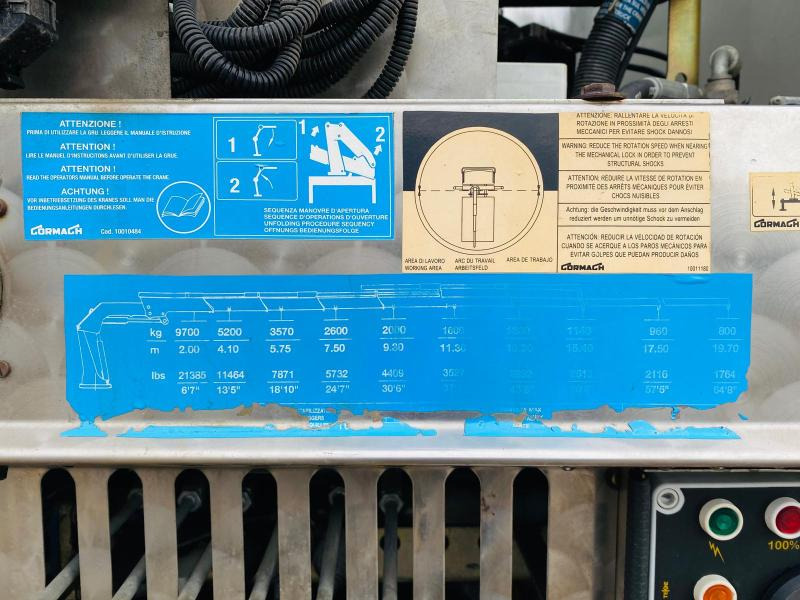 قلابات, شاحنة كرين RENAULT KERAX 8x4 520 BIBENNE CIF GRUE CORMACH: صور 18