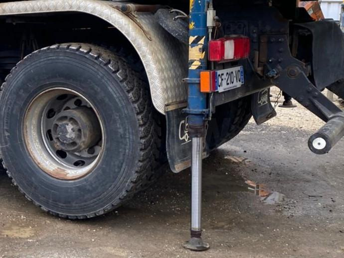 قلابات, شاحنة كرين RENAULT KERAX 8x4 520 BIBENNE CIF GRUE CORMACH: صور 10