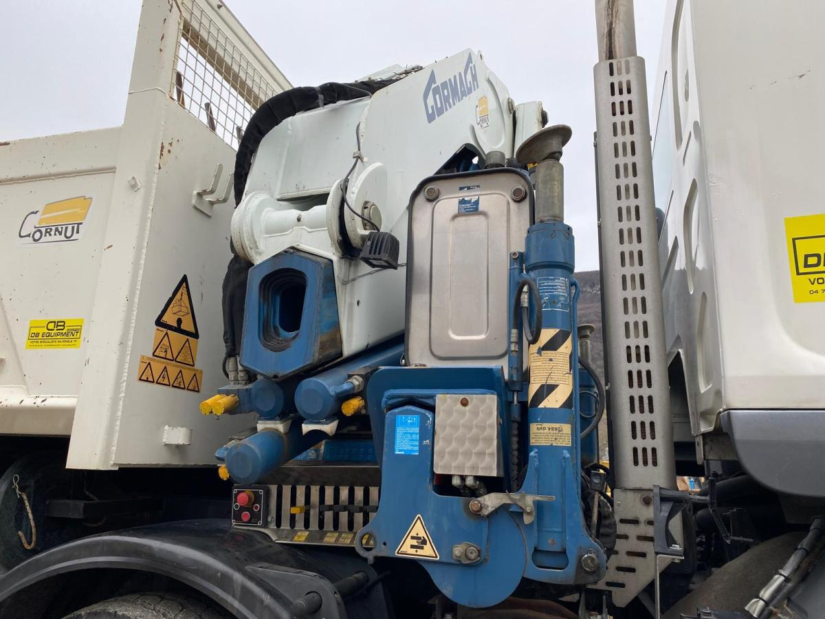 قلابات, شاحنة كرين RENAULT KERAX 8x4 520 BIBENNE CIF GRUE CORMACH: صور 15