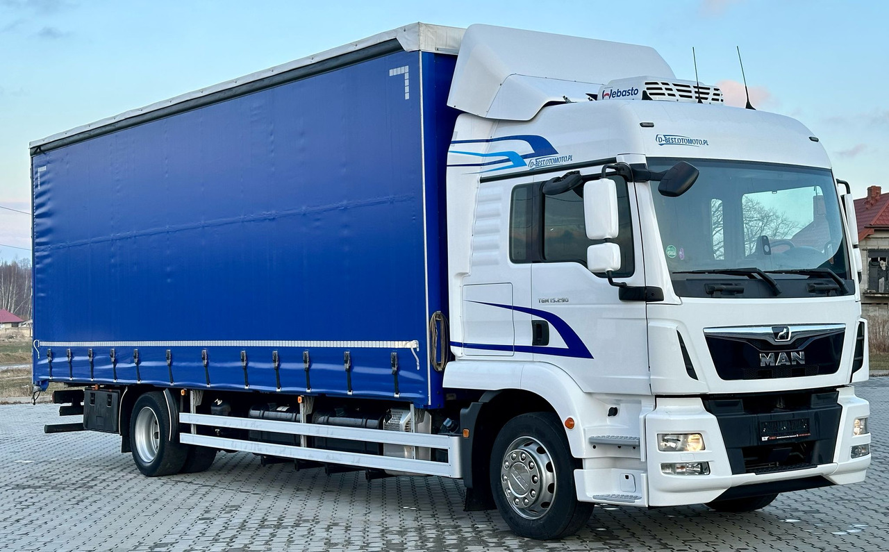 MAN TGM 15.290 / FIRANKA / 20 EUROPALET / AUTOMAT / SYPIALKA / DMC 16 T / 8 400 KG ŁADOWNOŚĆ - شاحنة ستارة: صور 1 MAN TGM 15.290 / FIRANKA / 20 EUROPALET / AUTOMAT / SYPIALKA / DMC 16 T / 8 400 KG ŁADOWNOŚĆ - شاحنة ستارة: صور 1