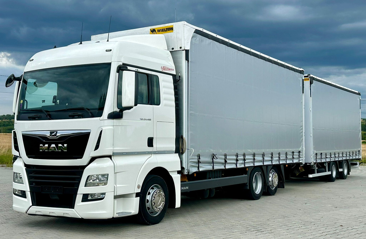 MAN TGX 26.460 / ZESTAW PRZEJAZDOWY / 38 PALET / AUTOMAT / SYPIALKA / PRZYCZEPA WIELTON / 2019 ROK / NISKI PRZEBIEG - شاحنة ستارة: صور 1 MAN TGX 26.460 / ZESTAW PRZEJAZDOWY / 38 PALET / AUTOMAT / SYPIALKA / PRZYCZEPA WIELTON / 2019 ROK / NISKI PRZEBIEG - شاحنة ستارة: صور 1