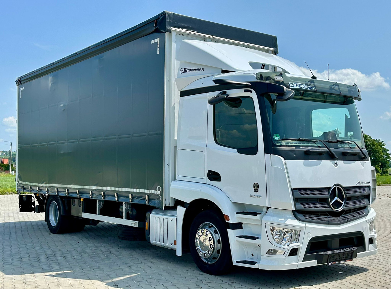 MERCEDES-BENZ ACTROS 1833 / FIRANKA / WINDA / 18 PALET / AUTOMAT / 310 TYS KM / DUŻY SILNIK / 2020 ROK / SYPIALKA - شاحنة ستارة: صور 1 MERCEDES-BENZ ACTROS 1833 / FIRANKA / WINDA / 18 PALET / AUTOMAT / 310 TYS KM / DUŻY SILNIK / 2020 ROK / SYPIALKA - شاحنة ستارة: صور 1