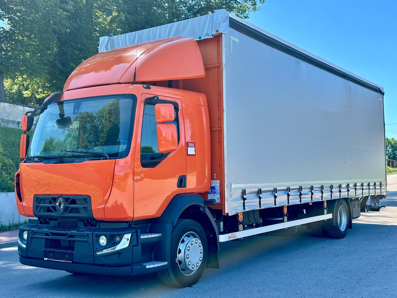 RENAULT D 18 / 280 / FIRANKA / WINDA / 8.6 M DŁUGOŚCI / 21 EUROPALET / NOWE OPONY / ŁADOWNOŚĆ 9.380 KG / AUTOMAT / SERWISOWANA / SPROWADZONA - شاحنة ستارة: صور 2 RENAULT D 18 / 280 / FIRANKA / WINDA / 8.6 M DŁUGOŚCI / 21 EUROPALET / NOWE OPONY / ŁADOWNOŚĆ 9.380 KG / AUTOMAT / SERWISOWANA / SPROWADZONA - شاحنة ستارة: صور 2