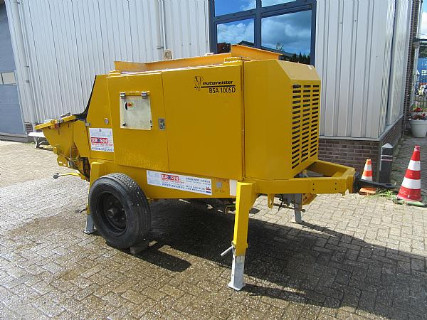 2014 PUTZMEISTER BSA 1005 DC- concrete pump. - مضخة خرسانة ثابتة: صور 2 2014 PUTZMEISTER BSA 1005 DC- concrete pump. - مضخة خرسانة ثابتة: صور 2