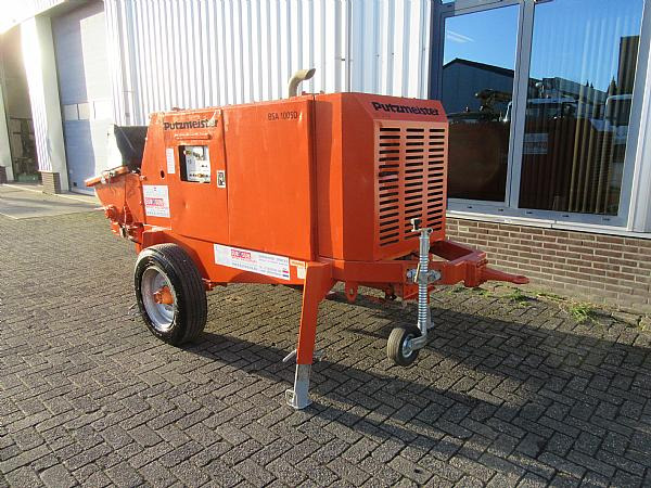 2014 PUTZMEISTER BSA 1005 DC concrete pump - مضخة خرسانة ثابتة: صور 3 2014 PUTZMEISTER BSA 1005 DC concrete pump - مضخة خرسانة ثابتة: صور 3