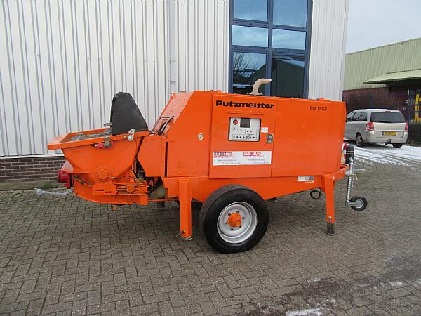 2014 PUTZMEISTER BSA1005 DC trailer mounted. - مضخة خرسانة ثابتة: صور 1 2014 PUTZMEISTER BSA1005 DC trailer mounted. - مضخة خرسانة ثابتة: صور 1