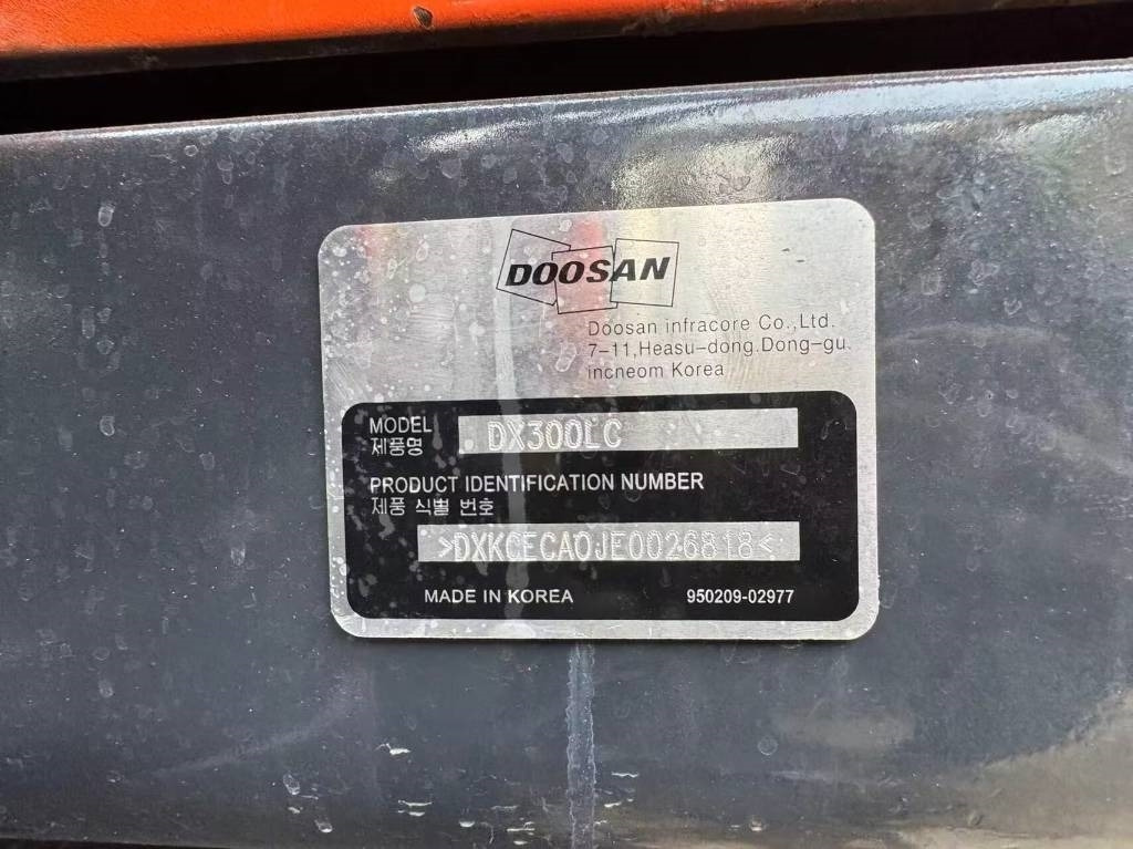 Doosan DX 300 LC - حفارات زحافة: صور 5 Doosan DX 300 LC - حفارات زحافة: صور 5