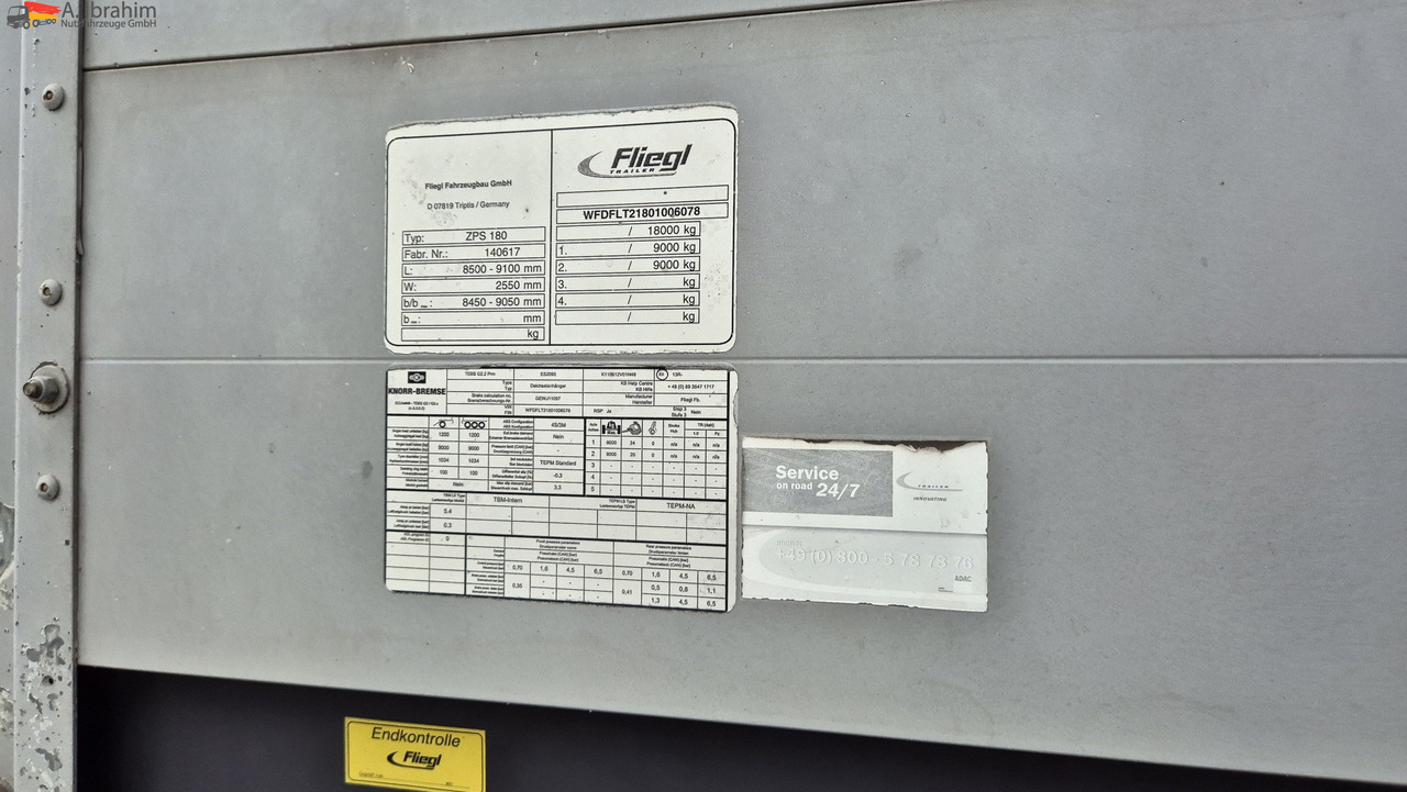 Fliegl Baustoffpritsche - مقطورات مسطحة: صور 2 Fliegl Baustoffpritsche - مقطورات مسطحة: صور 2