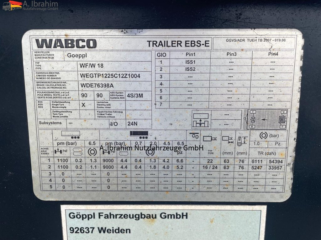 Göppel BDF Lafette mit LBW - شاحنات الحاويات/ جسم علوي قابل للتغيير مقطورة: صور 2 Göppel BDF Lafette mit LBW - شاحنات الحاويات/ جسم علوي قابل للتغيير مقطورة: صور 2