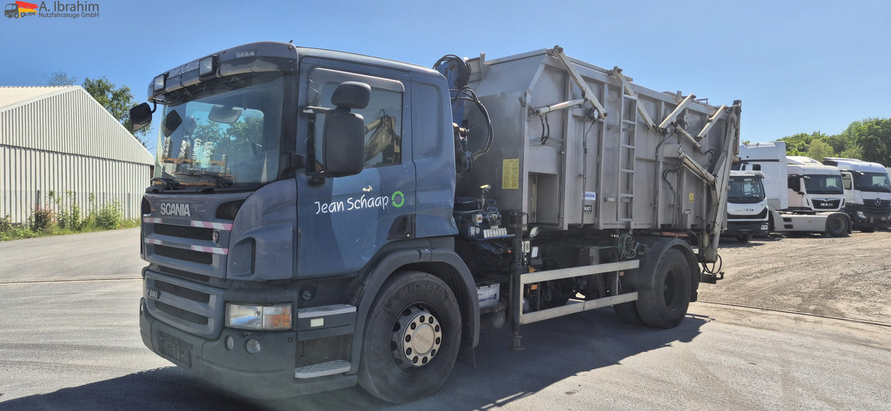 Scania P 280 Edelstahlkipper für Tierabfälle 2 Kammer - قلابات, شاحنة كرين: صور 1 Scania P 280 Edelstahlkipper für Tierabfälle 2 Kammer - قلابات, شاحنة كرين: صور 1
