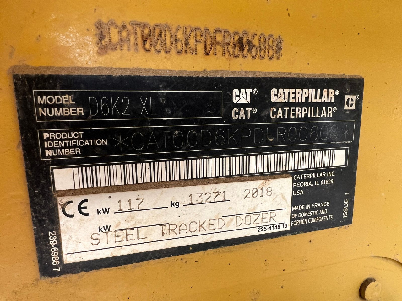 CAT D 6K XL mit Aufreisser u. Trimble - بلدوزر: صور 5 CAT D 6K XL mit Aufreisser u. Trimble - بلدوزر: صور 5