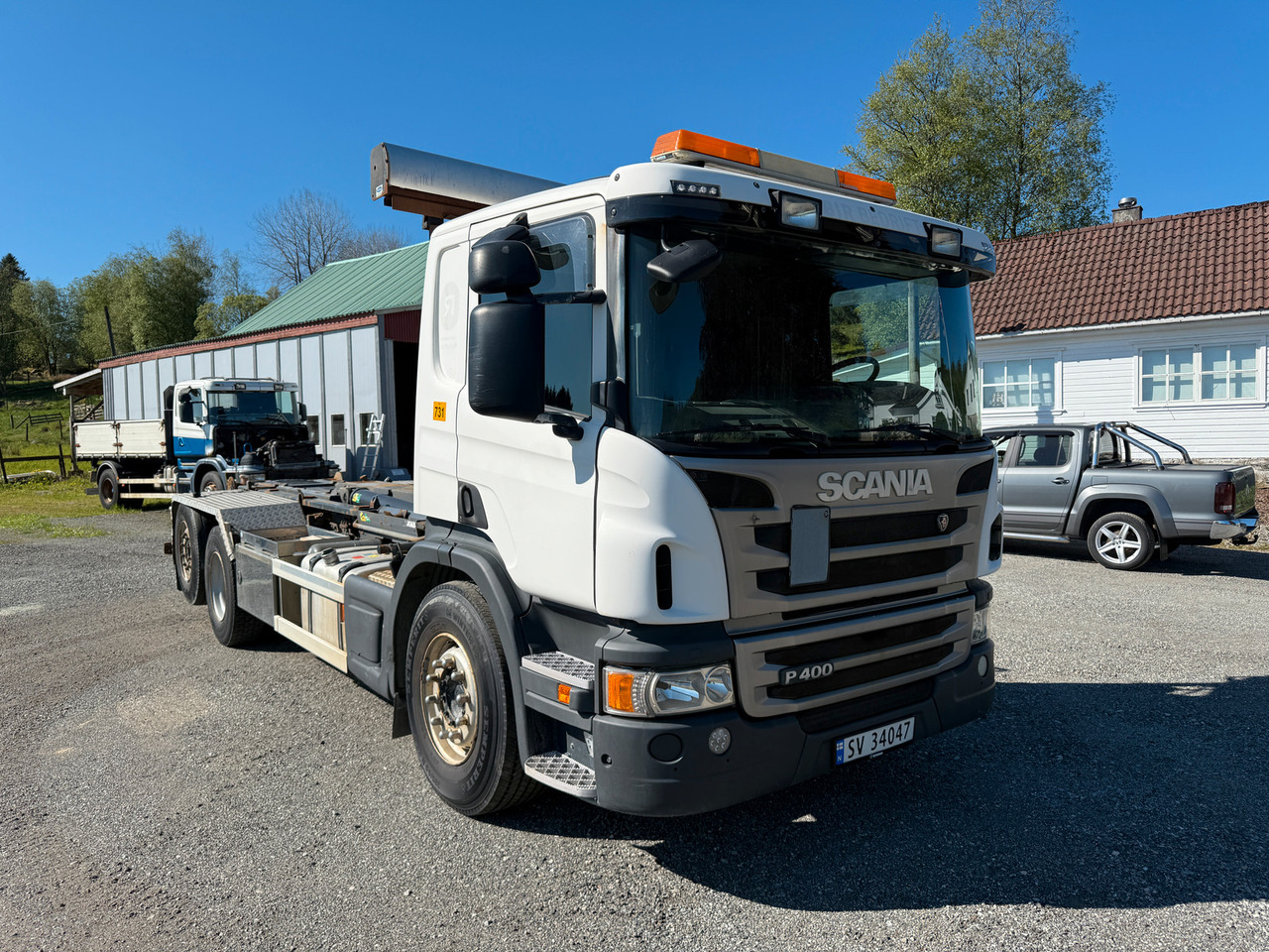 Scania P400 Krokløft - شاحنة ذات الخطاف: صور 1 Scania P400 Krokløft - شاحنة ذات الخطاف: صور 1