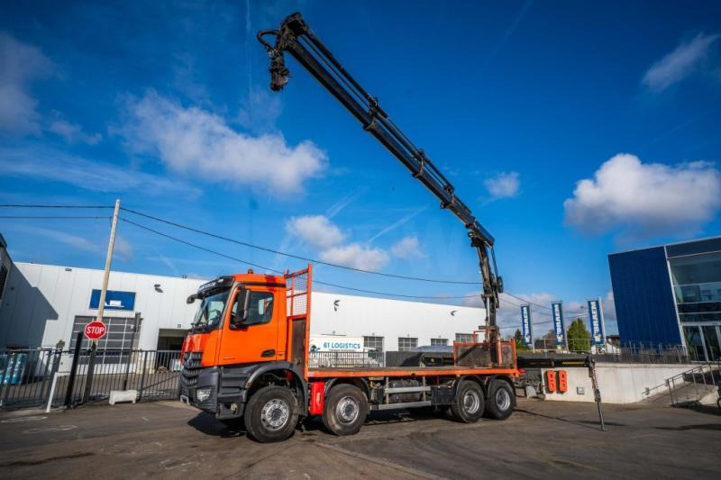 Mercedes AROCS 3243+HIAB XS211 EP5 HI DUO /5 X - شاحنات مسطحة, شاحنة كرين: صور 1 Mercedes AROCS 3243+HIAB XS211 EP5 HI DUO /5 X - شاحنات مسطحة, شاحنة كرين: صور 1