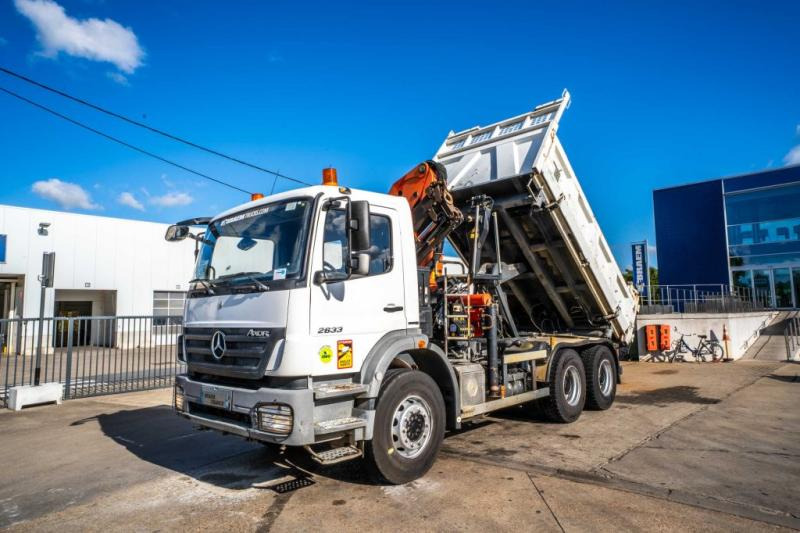 Mercedes AXOR 2633+BIBENNE+PALFINGER 18T/m /3XHydr. - قلابات, شاحنة كرين: صور 1 Mercedes AXOR 2633+BIBENNE+PALFINGER 18T/m /3XHydr. - قلابات, شاحنة كرين: صور 1
