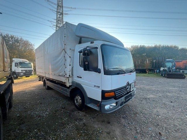 الشاحنات الصغيرة ستائر Mercedes-Benz Atego 815 Pritsche Plane LBW: صور 1
