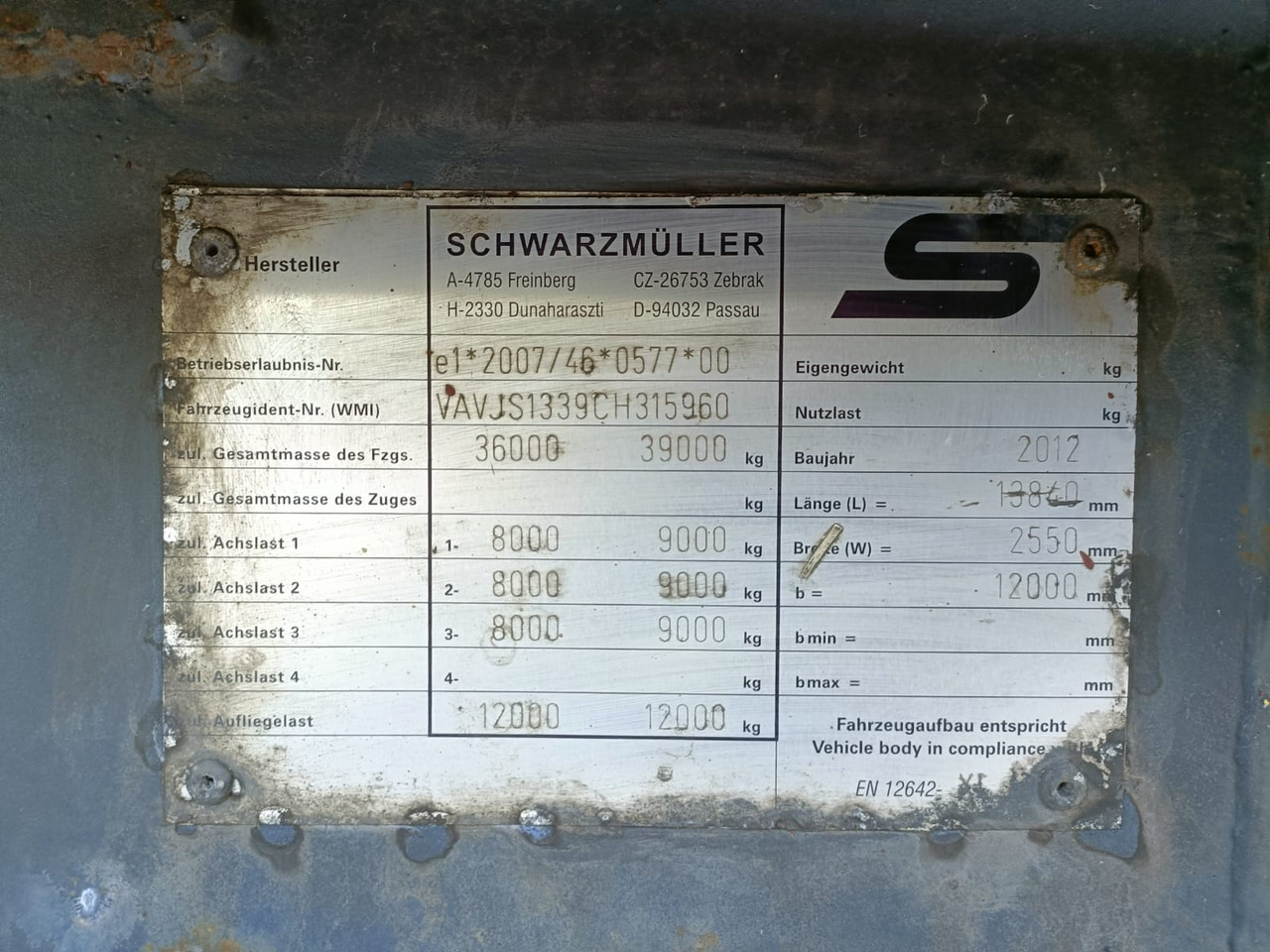 SCHWARZMÜLLER - نصف مقطورة: صور 2 SCHWARZMÜLLER - نصف مقطورة: صور 2