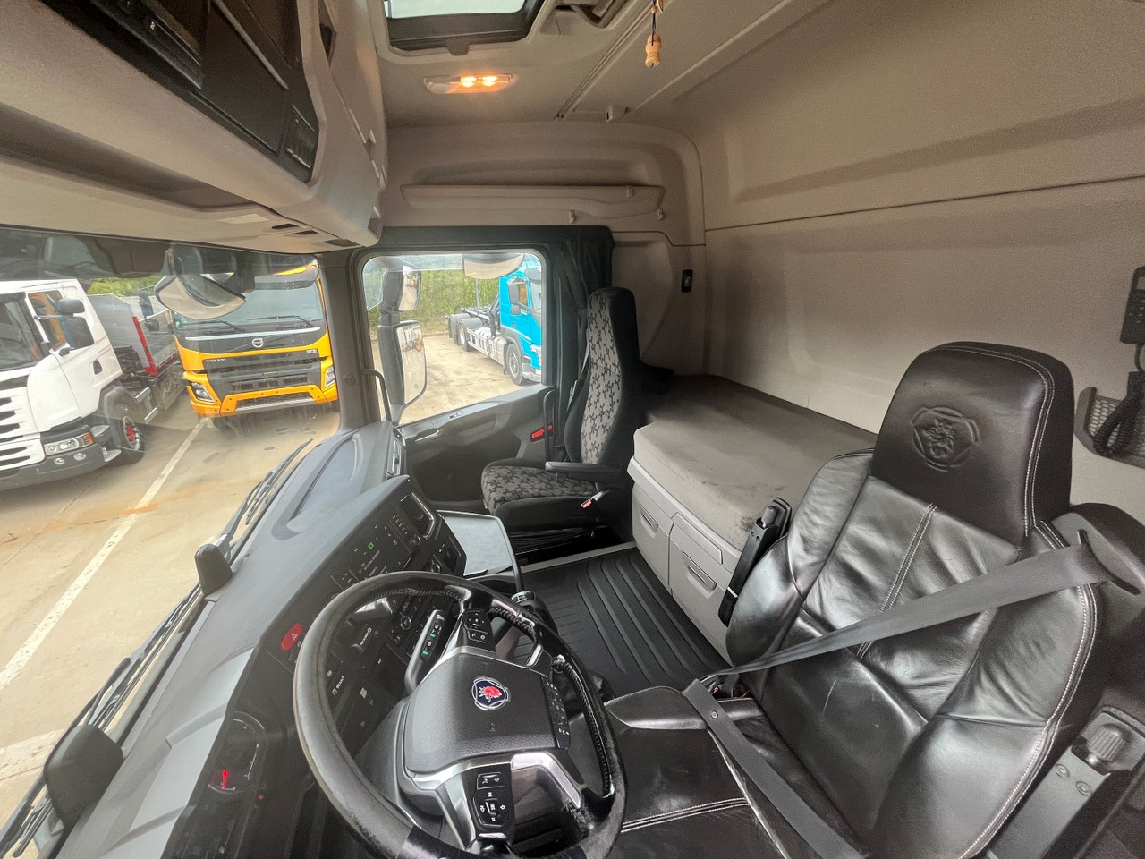شاحنات مسطحة, شاحنة كرين SCANIA R450,  2018, PALFINGER PK 22002 +RC: صور 29