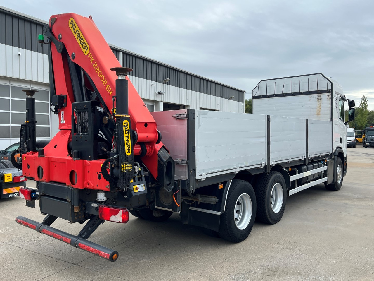 شاحنات مسطحة, شاحنة كرين SCANIA R450,  2018, PALFINGER PK 22002 +RC: صور 8