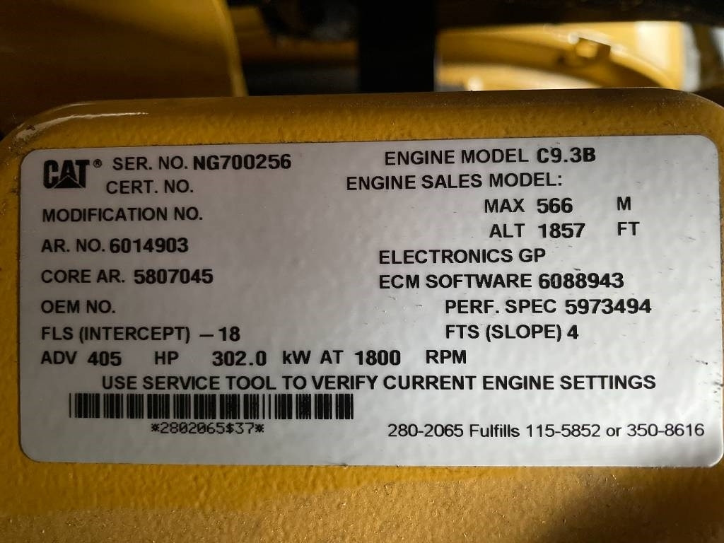 مجموعة المولدات جديد CAT XQP310 - Generator 310 kVA Stage V - DPX-18133: صور 15