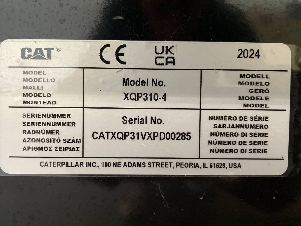 مجموعة المولدات جديد CAT XQP310 - Generator 310 kVA Stage V - DPX-18133: صور 23