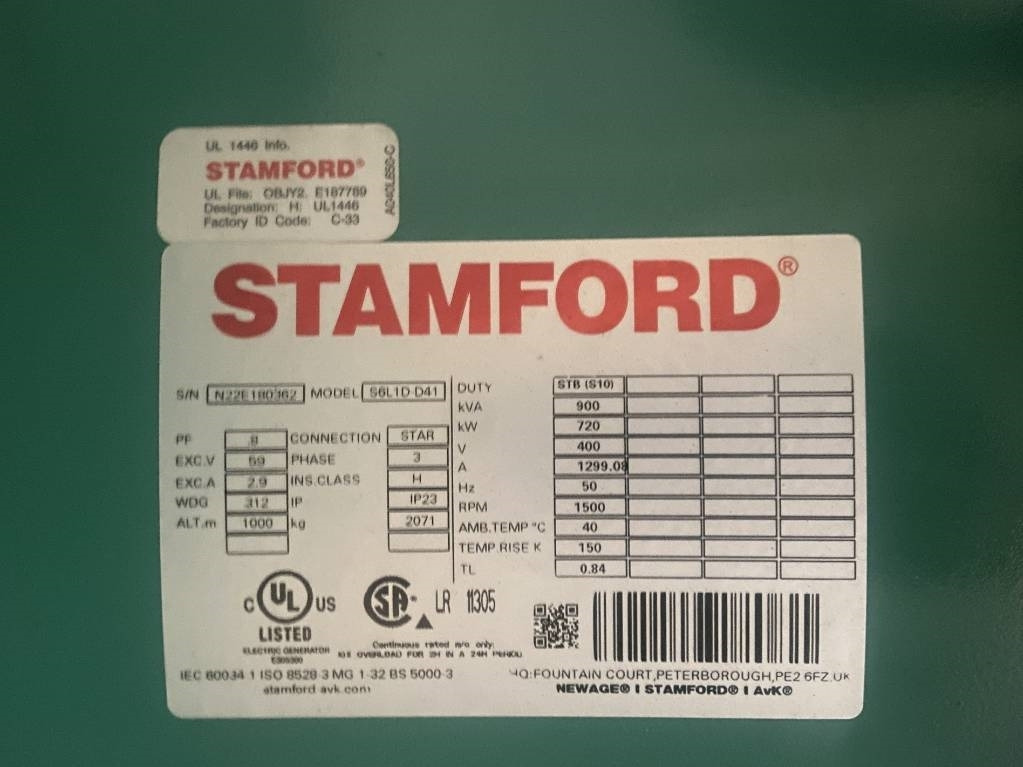 مجموعة المولدات جديد Cummins C900D5 - 900 kVA Open Genset - DPX-18527-O: صور 9