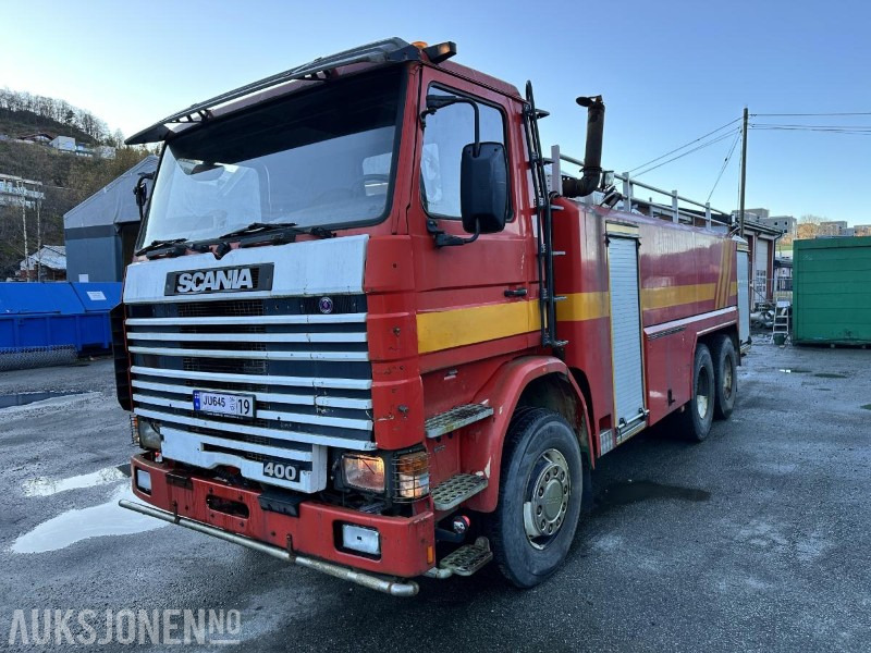 1992 Scania R 113ML - 400 6X2 Tankbil/Brannbil med vannkanon - Repobjekt, 553874km - المطافئ: صور 1 1992 Scania R 113ML - 400 6X2 Tankbil/Brannbil med vannkanon - Repobjekt, 553874km - المطافئ: صور 1