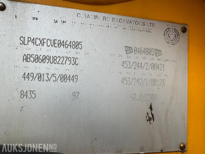 1997 JCB 4CX TRAKTORGRAVER - Ca. 7000 Timer - حفار متعدد الاستخدام: صور 4 1997 JCB 4CX TRAKTORGRAVER - Ca. 7000 Timer - حفار متعدد الاستخدام: صور 4