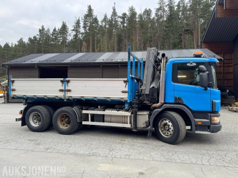1997 Scania P124 400 kranbil med 3-veis tipp og klype - شاحنة كرين: صور 5 1997 Scania P124 400 kranbil med 3-veis tipp og klype - شاحنة كرين: صور 5