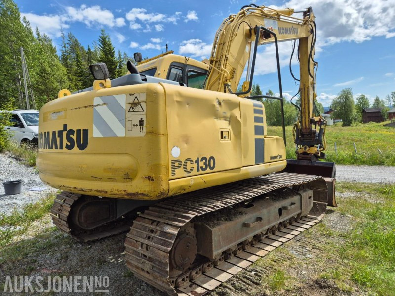 1998 Komatsu PC130, beltegraver m. Engcon tiltrotator, ny sertifisert - حفارة: صور 5 1998 Komatsu PC130, beltegraver m. Engcon tiltrotator, ny sertifisert - حفارة: صور 5