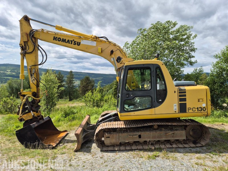 1998 Komatsu PC130, beltegraver m. Engcon tiltrotator, ny sertifisert - حفارة: صور 2 1998 Komatsu PC130, beltegraver m. Engcon tiltrotator, ny sertifisert - حفارة: صور 2