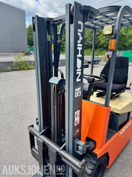 1998 Nichiyu Model FB T15B 300F elektrisk truck - معدات المناولة: صور 3 1998 Nichiyu Model FB T15B 300F elektrisk truck - معدات المناولة: صور 3