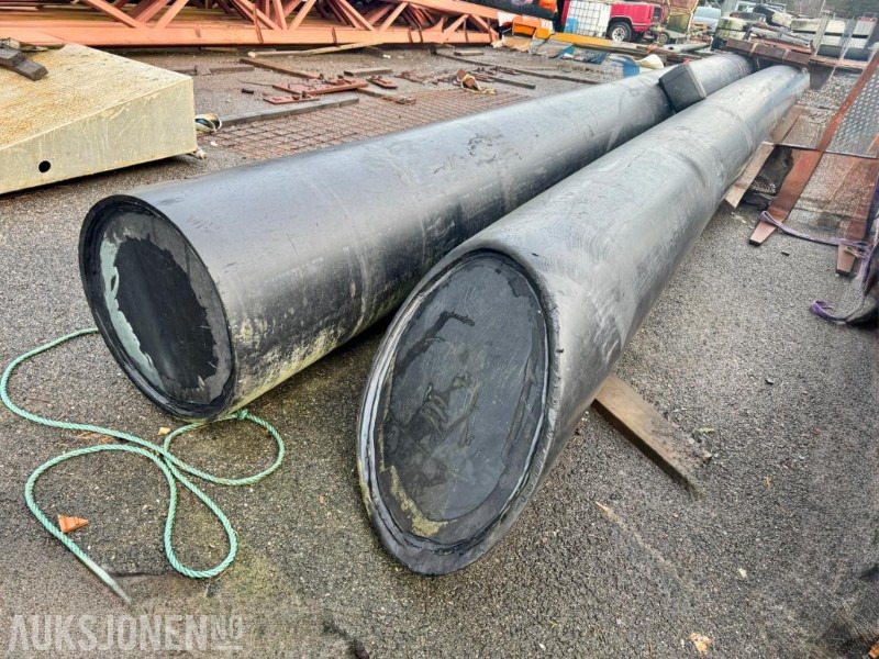 2 stk PVC-RØR - 15 meter - معدات البناء: صور 1 2 stk PVC-RØR - 15 meter - معدات البناء: صور 1