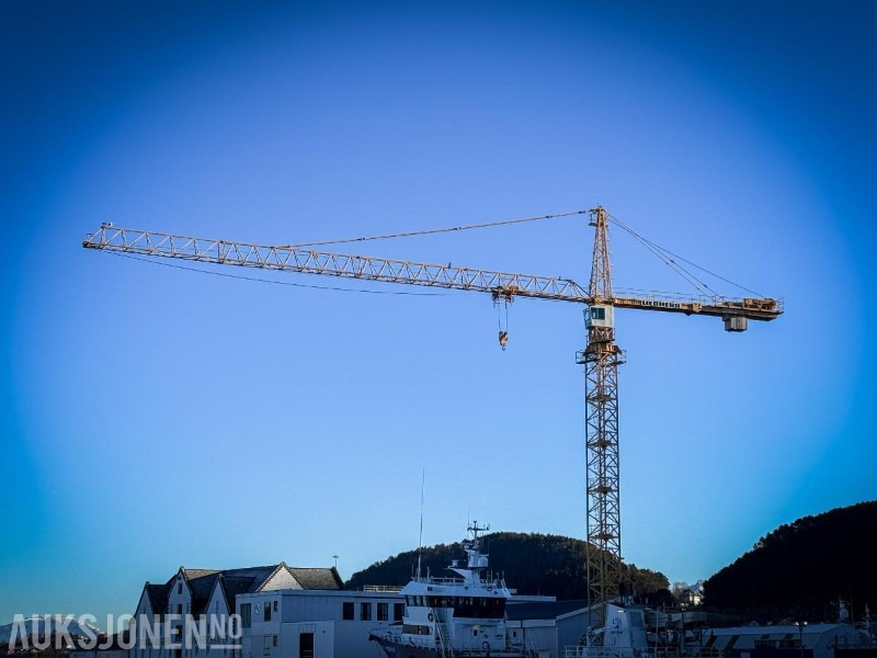 2000 Liebherr 280 EC-H 16 Litronic Tårnkran med undervogn på plater - الرافعة: صور 1 2000 Liebherr 280 EC-H 16 Litronic Tårnkran med undervogn på plater - الرافعة: صور 1