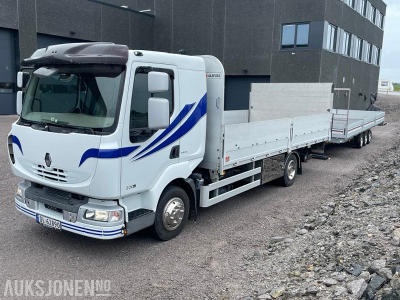 2007 RENAULT MIDLUM LASTEBIL - PLANBIL MED LIFT. KUN 95544 KM! - شاحنات مسطحة: صور 1 2007 RENAULT MIDLUM LASTEBIL - PLANBIL MED LIFT. KUN 95544 KM! - شاحنات مسطحة: صور 1