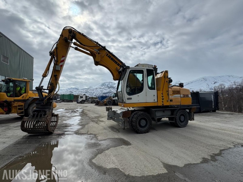 2009 Liebherr A316 Litronic hjulgraver - Hevbar hytte - Klype - 13065T - حفارة: صور 1 2009 Liebherr A316 Litronic hjulgraver - Hevbar hytte - Klype - 13065T - حفارة: صور 1
