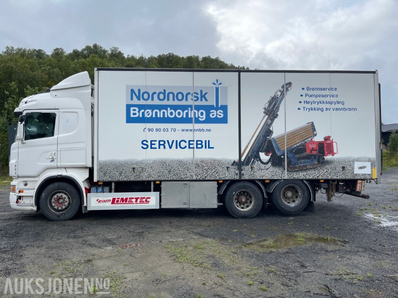 2009 Scania 480 R-serie Highline Skapbil med full sideåpning og Zepro baklift - بصندوق مغلق شاحنة: صور 3 2009 Scania 480 R-serie Highline Skapbil med full sideåpning og Zepro baklift - بصندوق مغلق شاحنة: صور 3