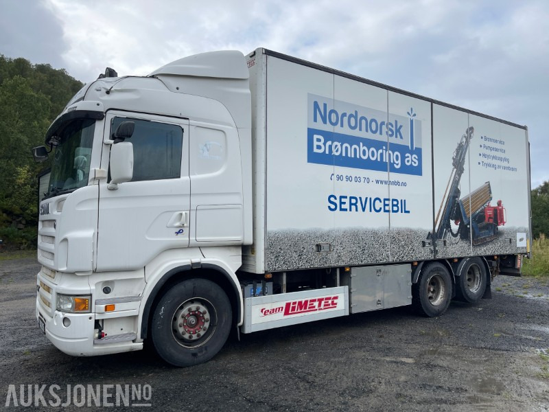 2009 Scania 480 R-serie Highline Skapbil med full sideåpning og Zepro baklift - بصندوق مغلق شاحنة: صور 2 2009 Scania 480 R-serie Highline Skapbil med full sideåpning og Zepro baklift - بصندوق مغلق شاحنة: صور 2