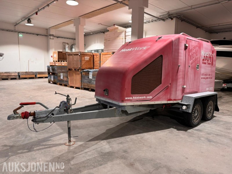 2010 HeatWork HW 3600 Mobilt varmekraftverk med diverse matter og 5 stk CliWi air systems 300 - ملحقات - آلات البناء: صور 1 2010 HeatWork HW 3600 Mobilt varmekraftverk med diverse matter og 5 stk CliWi air systems 300 - ملحقات - آلات البناء: صور 1