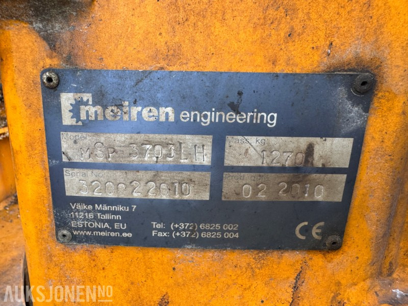 2010 Meiren MSP3703 LH diagonalplog - شاحنة: صور 2 2010 Meiren MSP3703 LH diagonalplog - شاحنة: صور 2