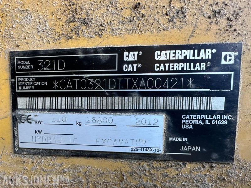2012 CAT 321DLCR GRAVEMASKIN MED TILTROTATOR- 11356 TIMER - NYLIG SERTIFISERT MARS 2025 - حفارة: صور 5 2012 CAT 321DLCR GRAVEMASKIN MED TILTROTATOR- 11356 TIMER - NYLIG SERTIFISERT MARS 2025 - حفارة: صور 5