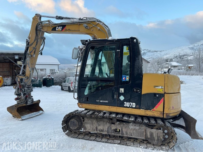 2012 Cat 307D Gravemaskin, Tiltrotator, S50, 8392 timer, sertifisert til Juli 2026 - حفارة: صور 3 2012 Cat 307D Gravemaskin, Tiltrotator, S50, 8392 timer, sertifisert til Juli 2026 - حفارة: صور 3