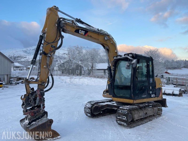 2012 Cat 307D Gravemaskin, Tiltrotator, S50, 8392 timer, sertifisert til Juli 2026 - حفارة: صور 1 2012 Cat 307D Gravemaskin, Tiltrotator, S50, 8392 timer, sertifisert til Juli 2026 - حفارة: صور 1
